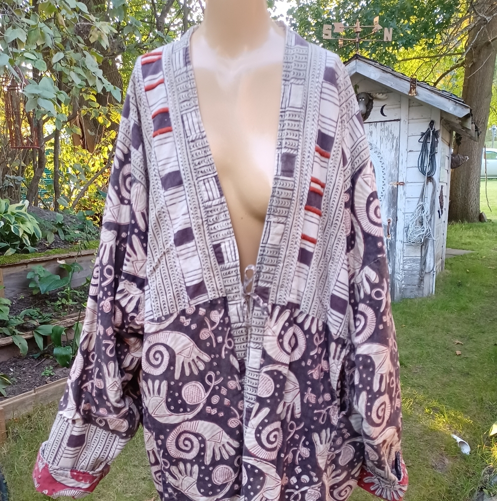 Vintage BOHO cotton jacket